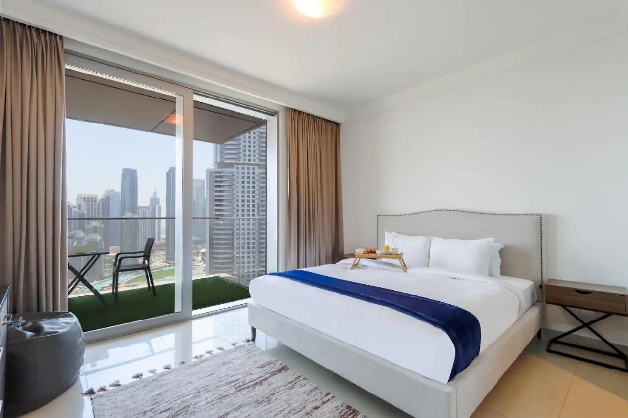 Livbnb - 2Br Burj View In Boulevard Point Дубай ОАЭ
