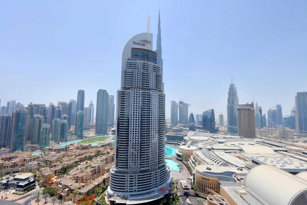 Livbnb - 2Br Burj View In Boulevard Point Дубай Апартаменты